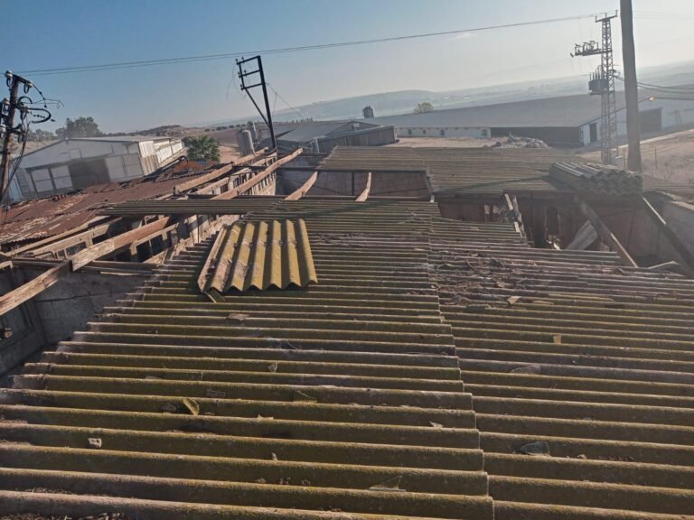 פירוק ופינוי אסבסט מחנה שמשון (טבריה ) צפון