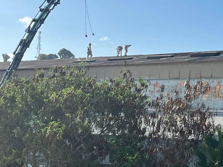 פירוק ופינוי אסבסט מחנה שמשון (טבריה )